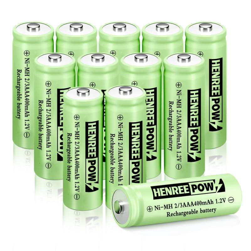 Henreepow 1,2 V 600mAh aa ni-mh újratölthető akkumulátorok