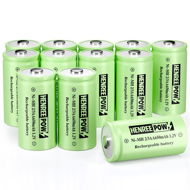 Henreepow 1,2 V 600mAh aa ni-mh újratölthető akkumulátorok